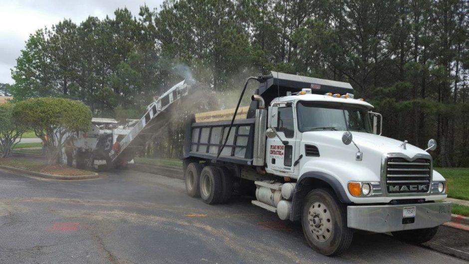 Mill and Overlay Asphalt Paving for a Local Business in Alpharetta, Georgia